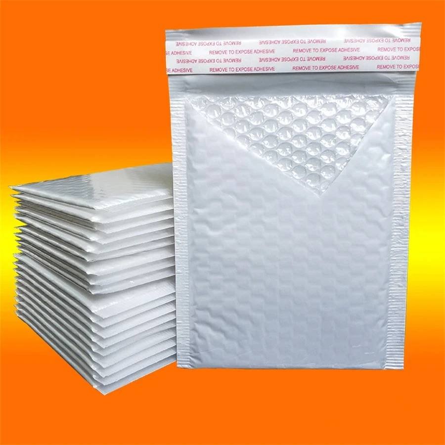 50pcs Pearlescent Film Waterproof Bubble Bag Packaging Expre