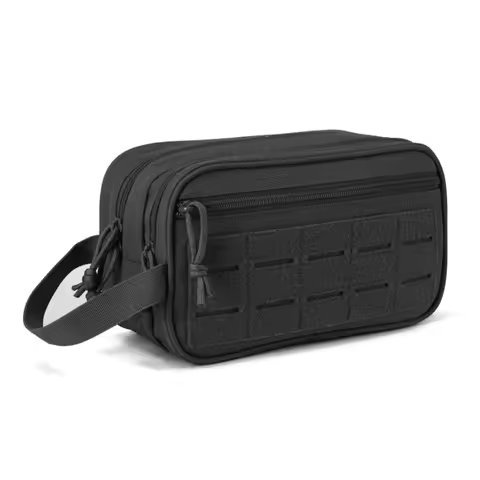 Men's Black Wash Bag