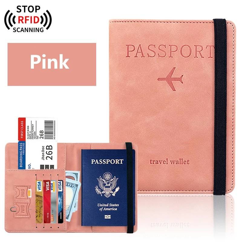 Passport Holder for Travel Essentials Passport Wallet Cover