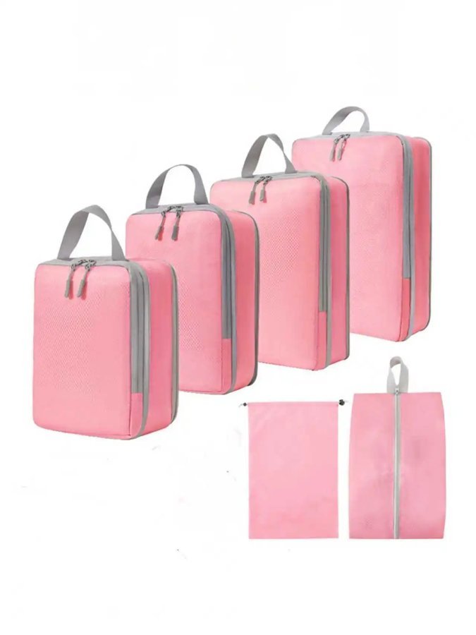 Pink Compression Cube Set, Six Pieces