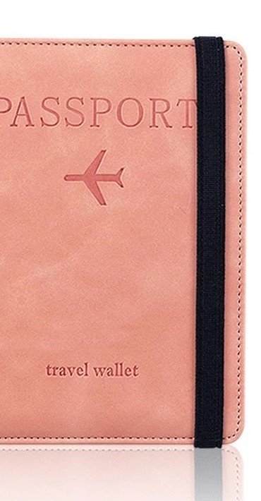 Pink Passport Holder and Travel Wallet